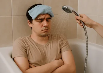 bathing-during-fever